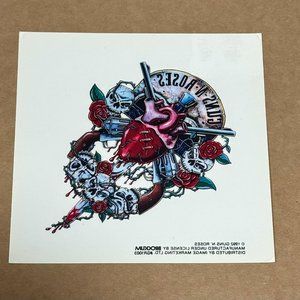 GUNS N' ROSES - ADHESIVE WINDOW STICKER - VINTAGE - 1992